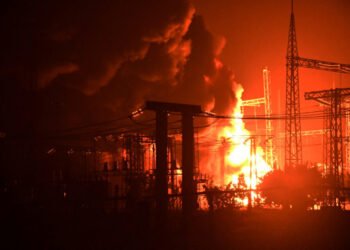 Russian missile attack on Ukraine’s central Poltava region