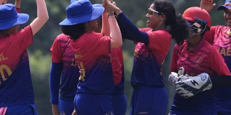 The UAE women's team is beginning to attract big numbers compared to just a few years ago. Photo: ICC.