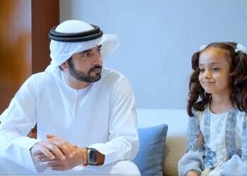 Sheikh Hamdan meets children of firefighters killed in line of duty