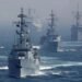 Pakistan warships deployed in Arabian Sea
