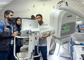 UAE delivers ambulance and X-ray machine to Gaza Strip