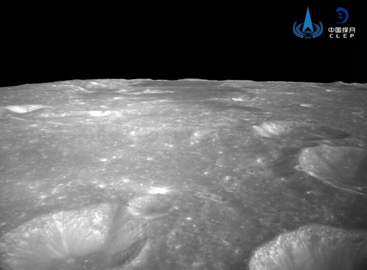 This undated handout photo taken by the China National Space Administration (CNSA) and released on June 4, 2024 shows a general view of craters on the surface of the moon captured by China's Change-6 lunar probe. A module of a Chinese lunar probe successfully took off from the far side of the Moon on June 4 carrying samples to be taken back to Earth, state media reported. (Photo by Handout / China National Space Administration / AFP) / RESTRICTED TO EDITORIAL USE - MANDATORY CREDIT "AFP PHOTO / CNSA" - NO MARKETING NO ADVERTISING CAMPAIGNS - DISTRIBUTED AS A SERVICE TO CLIENTS