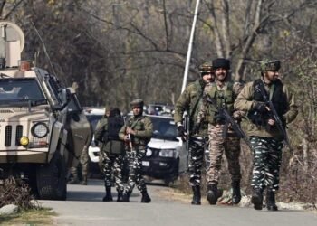 The firing is going on in the army base of Jammu and Kashmir
