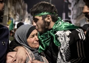 55 Palestinians were released from Israeli prisons