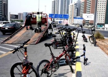 640 motorbikes and electric scooters in violation arrested by Dubai police