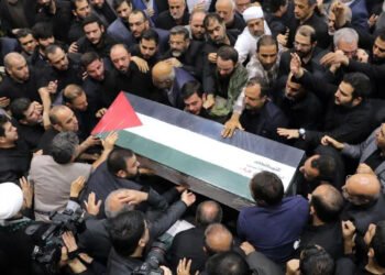 Hamas political chief buried in Qatar as Iran vows retaliation