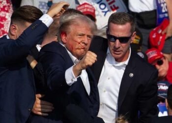 Trump is coming to an open rally for the first time since being shot in the ear