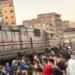 Horrible train crash in Egypt Three death , injured 49