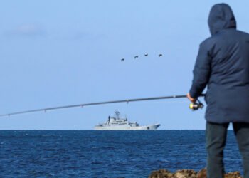 Russian navy ships arrive in Myanmar for joint drills