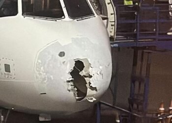 Hailstorm breaks IndiGo plane’s ‘nose’