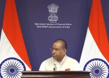 Indian Foreign Ministry briefing in Delhi on Tuesday