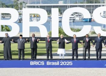 Abu Dhabi Crown Prince Heads UAE Delegation at 17th BRICS Summit on Behalf of UAE President.