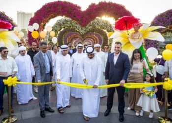 First Look at Dubai Miracle Garden 2025: 150 Million Flowers Bloom to Musical Tunes
