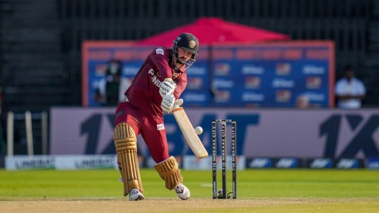 Colin Munro of Northern Warriors during the Match 20 of the Abu Dhabi T10 between the UAE Bulls and Northern Warriors held at the Zayed Cricket Stadium, Abu Dhabi, United Arab Emirates on the 26th November, 2025.

Photo by Faheem Hussain/ CREIMAS