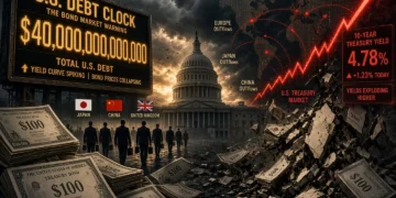 US Bond Market Volatility Sparks Global Concern as National Debt Surpasses $40 Trillion