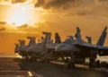 USS Abraham Lincoln Departs Middle East Following Nine-Month Deployment